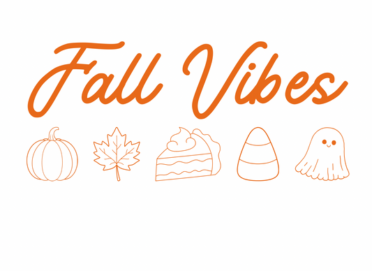Fall Vibes Vinyl Print