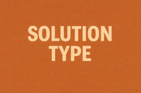 Solution Type
