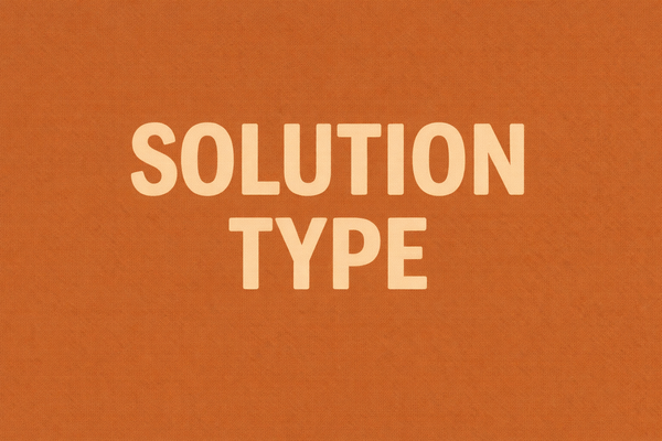 Solution Type
