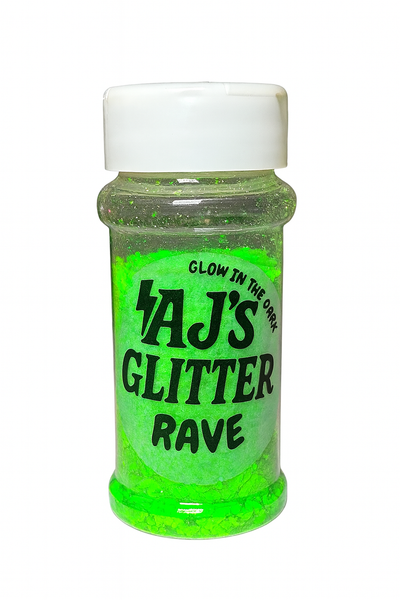 Rave by AJ’s Glitter (glow in the dark)