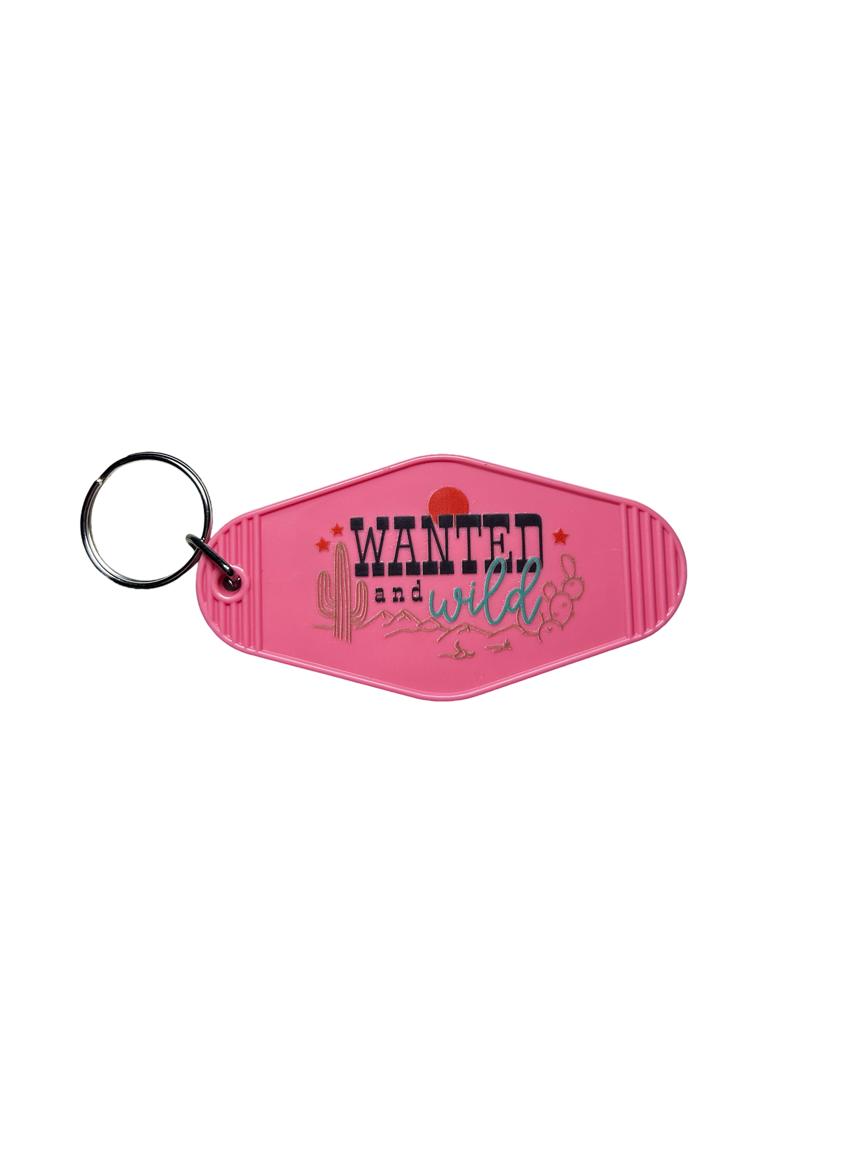 Wanted and Wild Motel Keychain