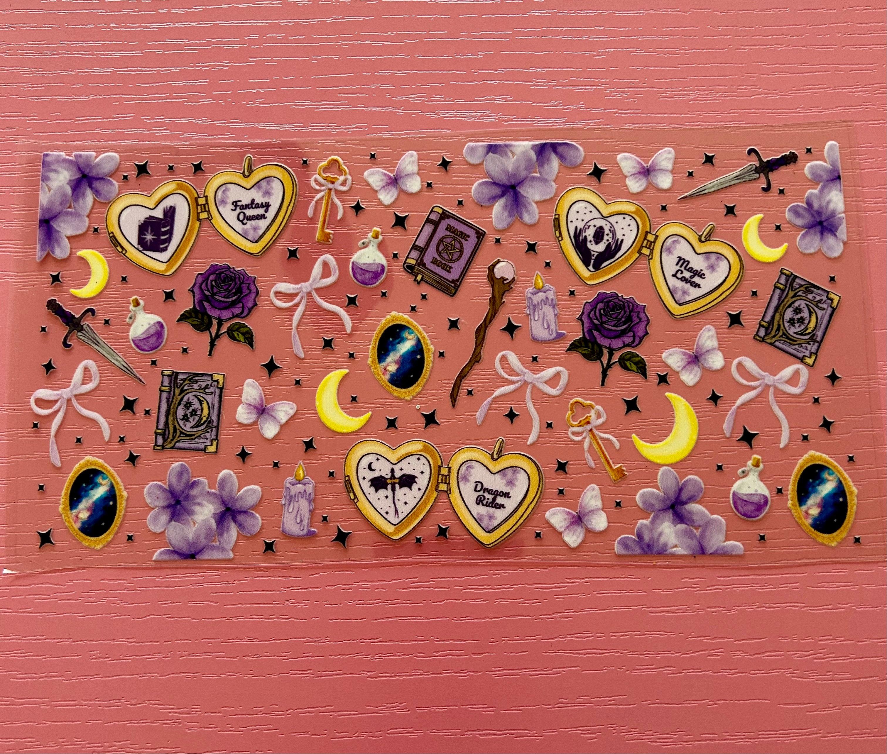 16 oz Purple Fantasy UV DTF