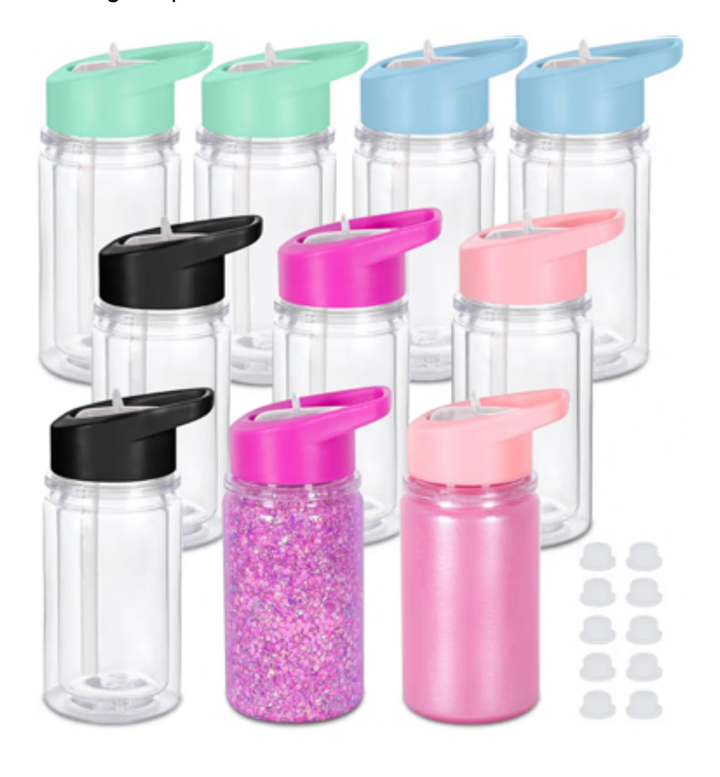 10 oz Snowglobe Kids Tumblers