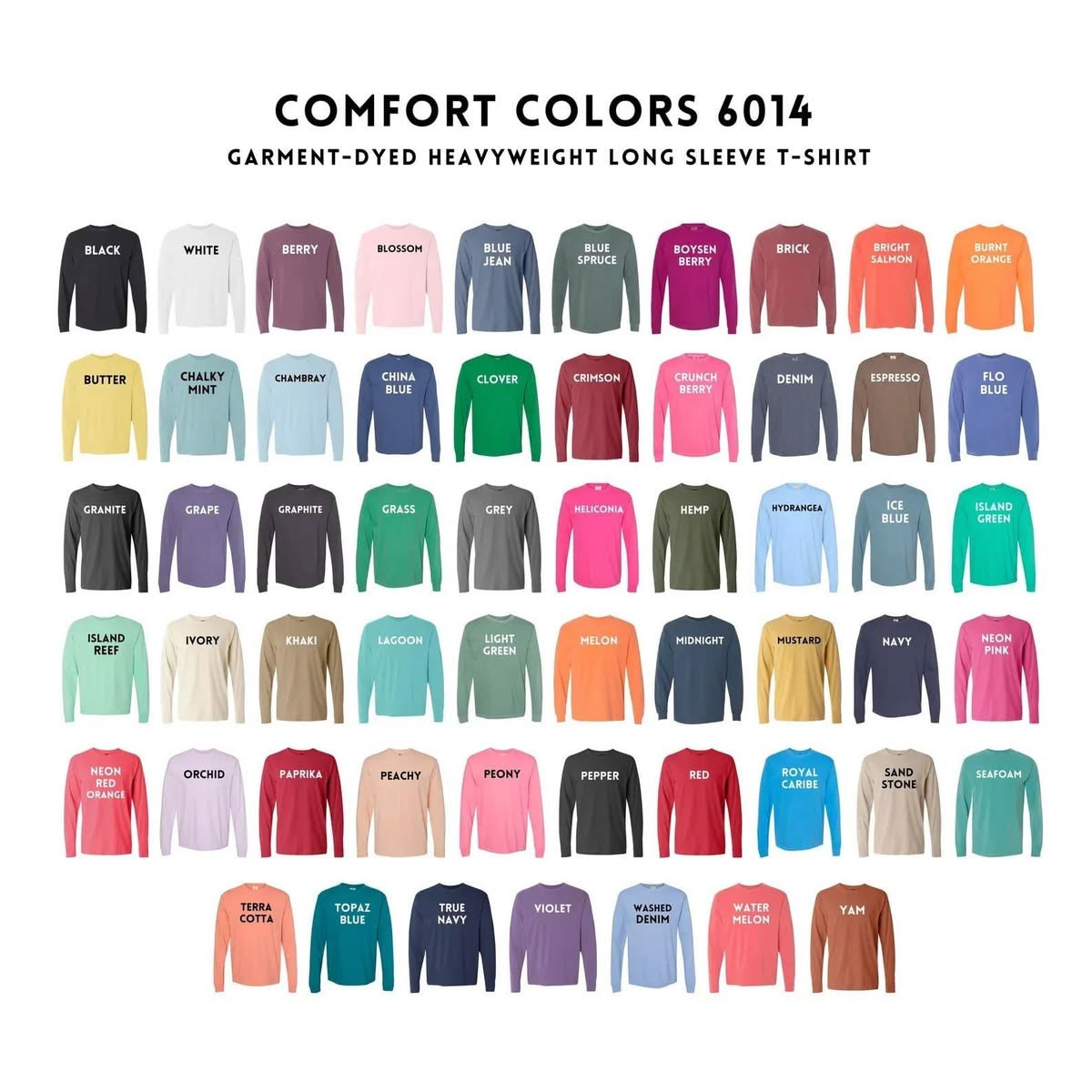 Comfort Colors 6014 Long Sleeve