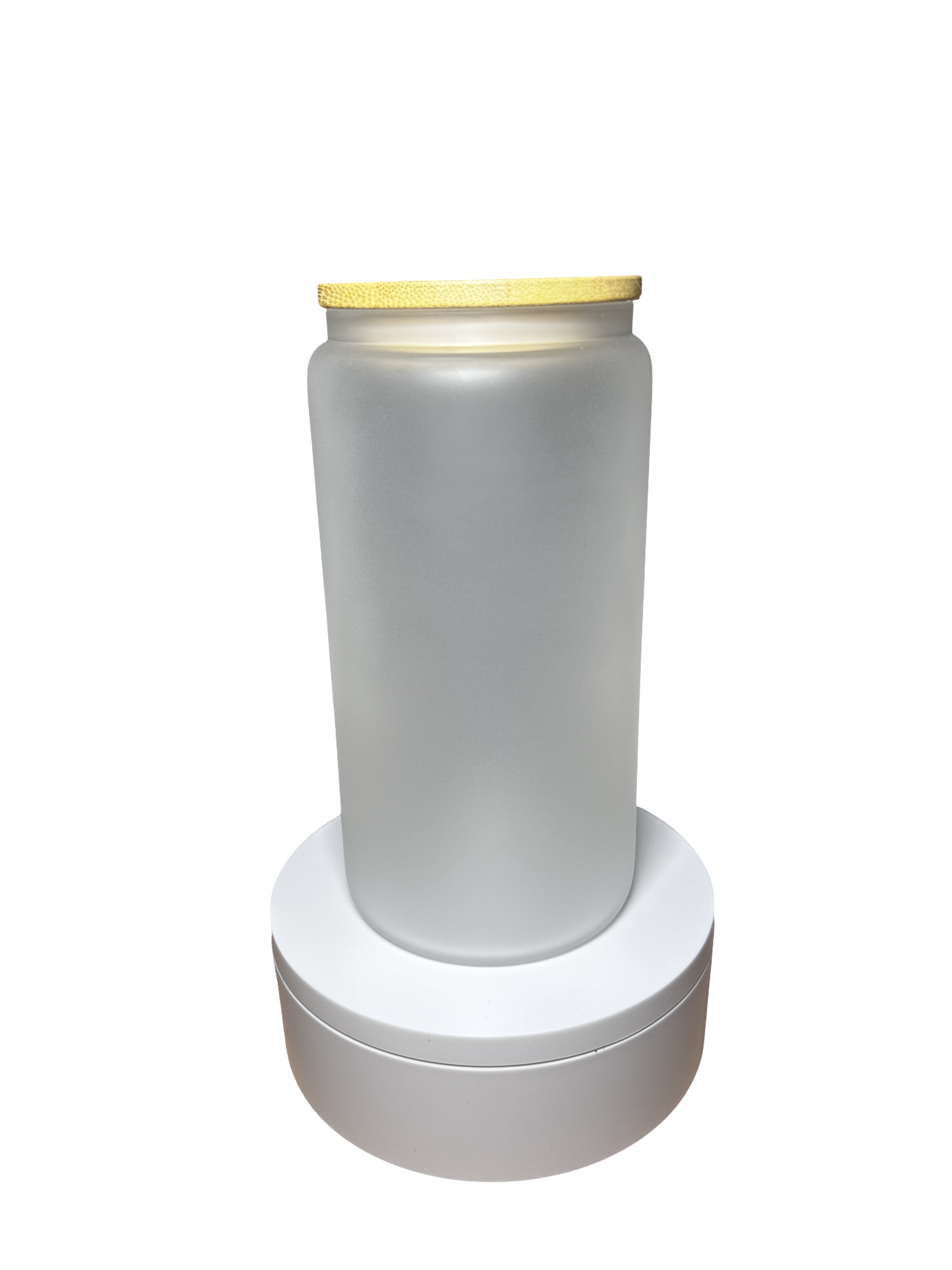 Frosted Glass 16 oz Tumbler