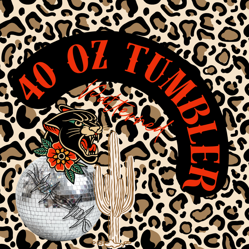 40 oz Patterned Thermal Tumblers