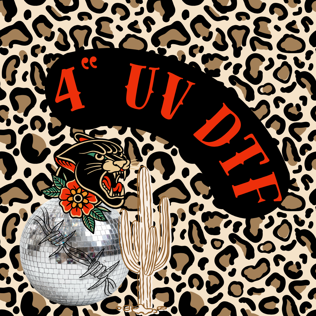 4" UV DTF Decals