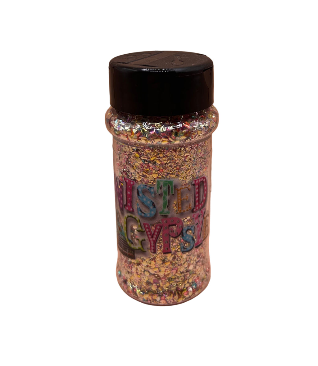 Golden Rainbow Bubble Glitter by Twisted Gypsye