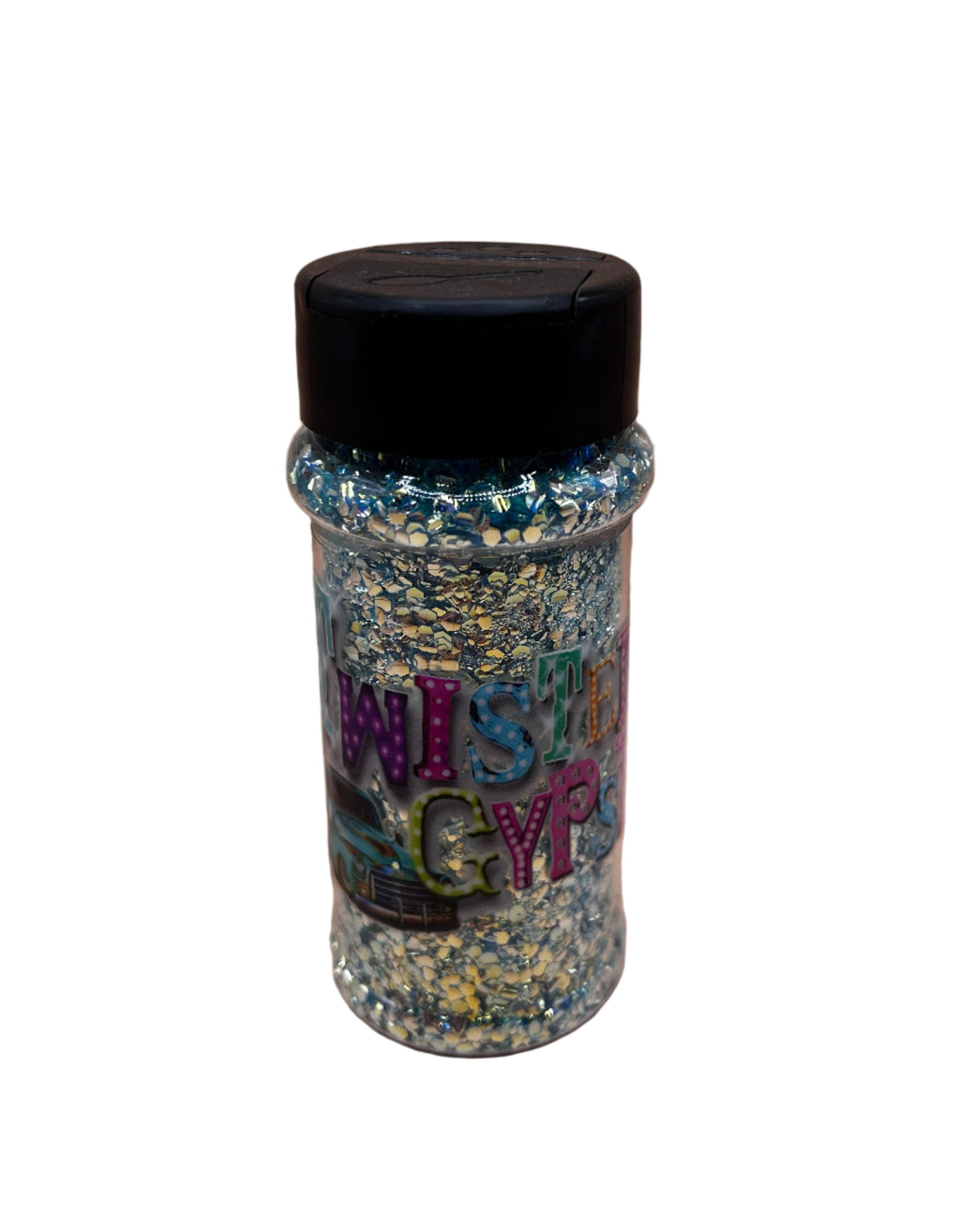 Teal Blue Bubble Glitter by Twisted Gypsye