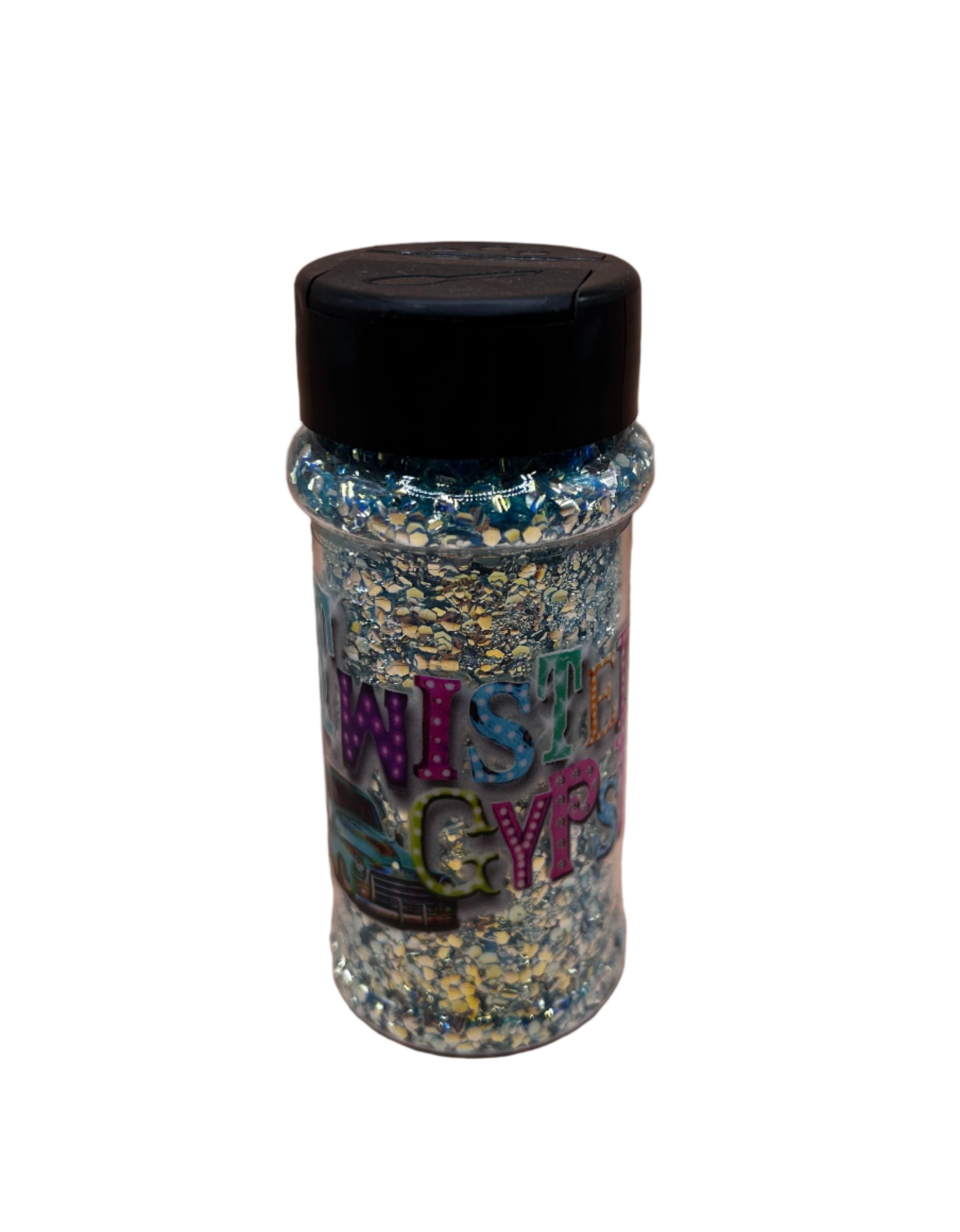 Teal Blue Bubble Glitter by Twisted Gypsye