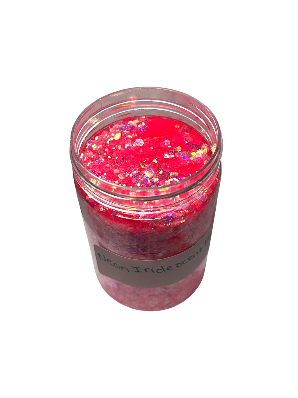 Neon Iridescent Pink Glitter