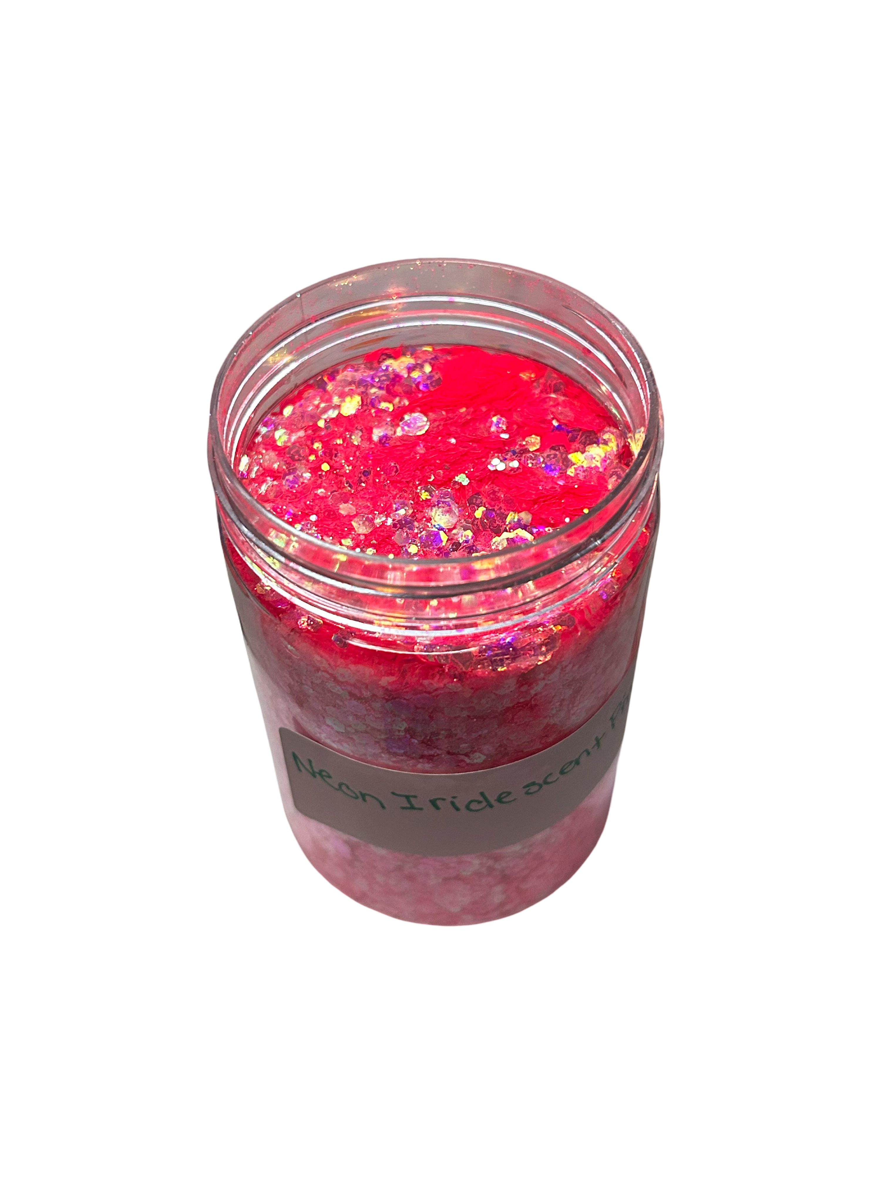 Neon Iridescent Pink Glitter