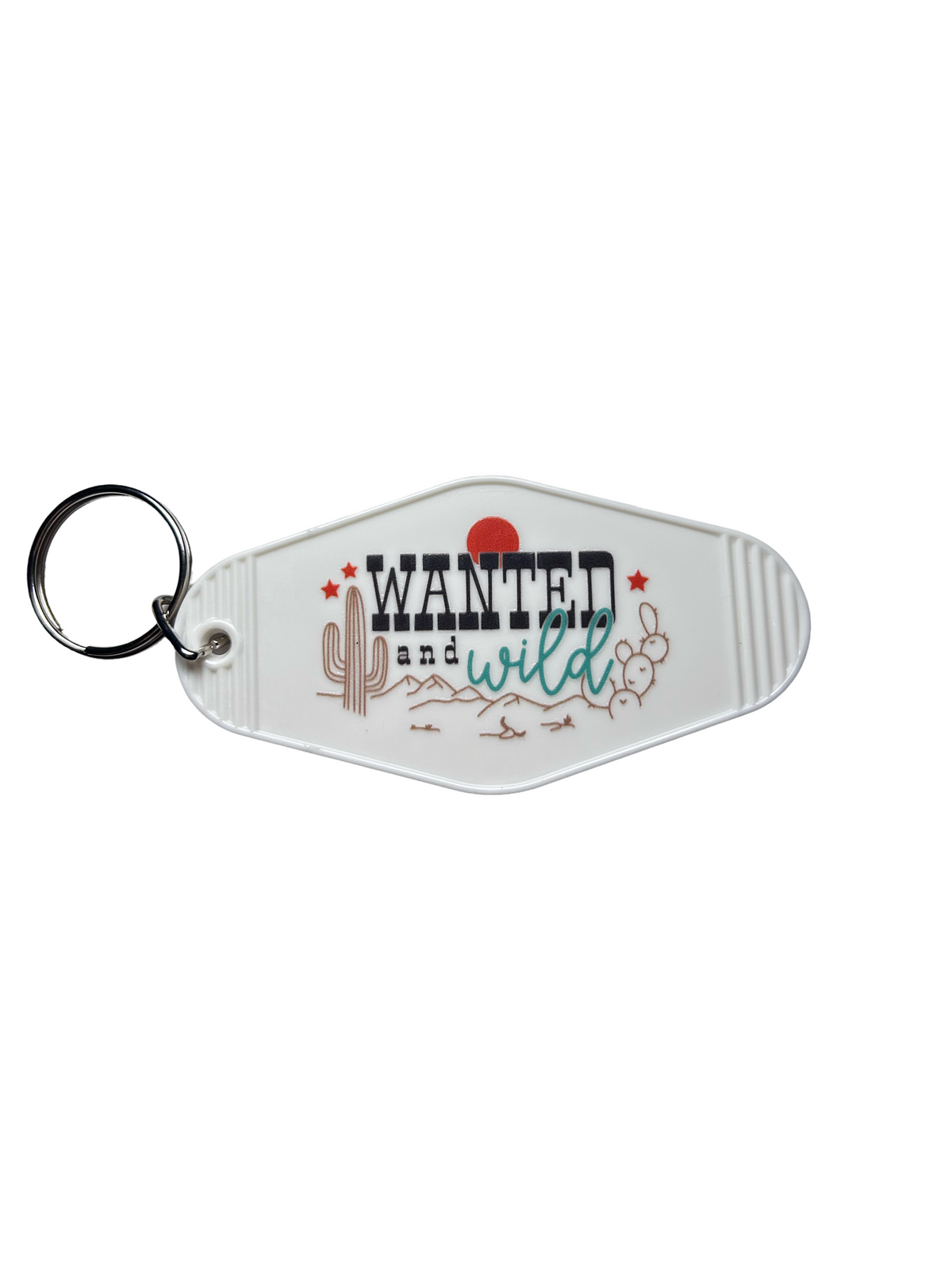 Wanted and Wild Motel Keychain